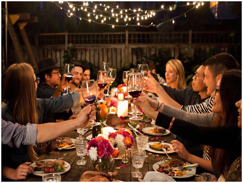 Friends Making a Toast