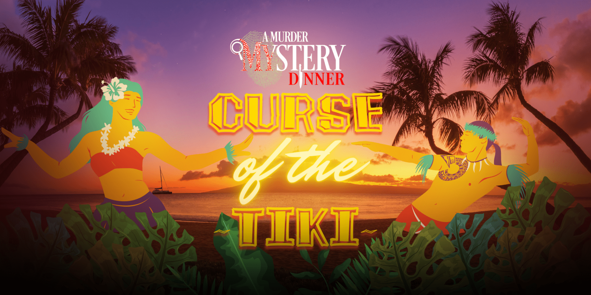 Curse of The Tiki Murder Mystery - A Murder Mystery Dinner