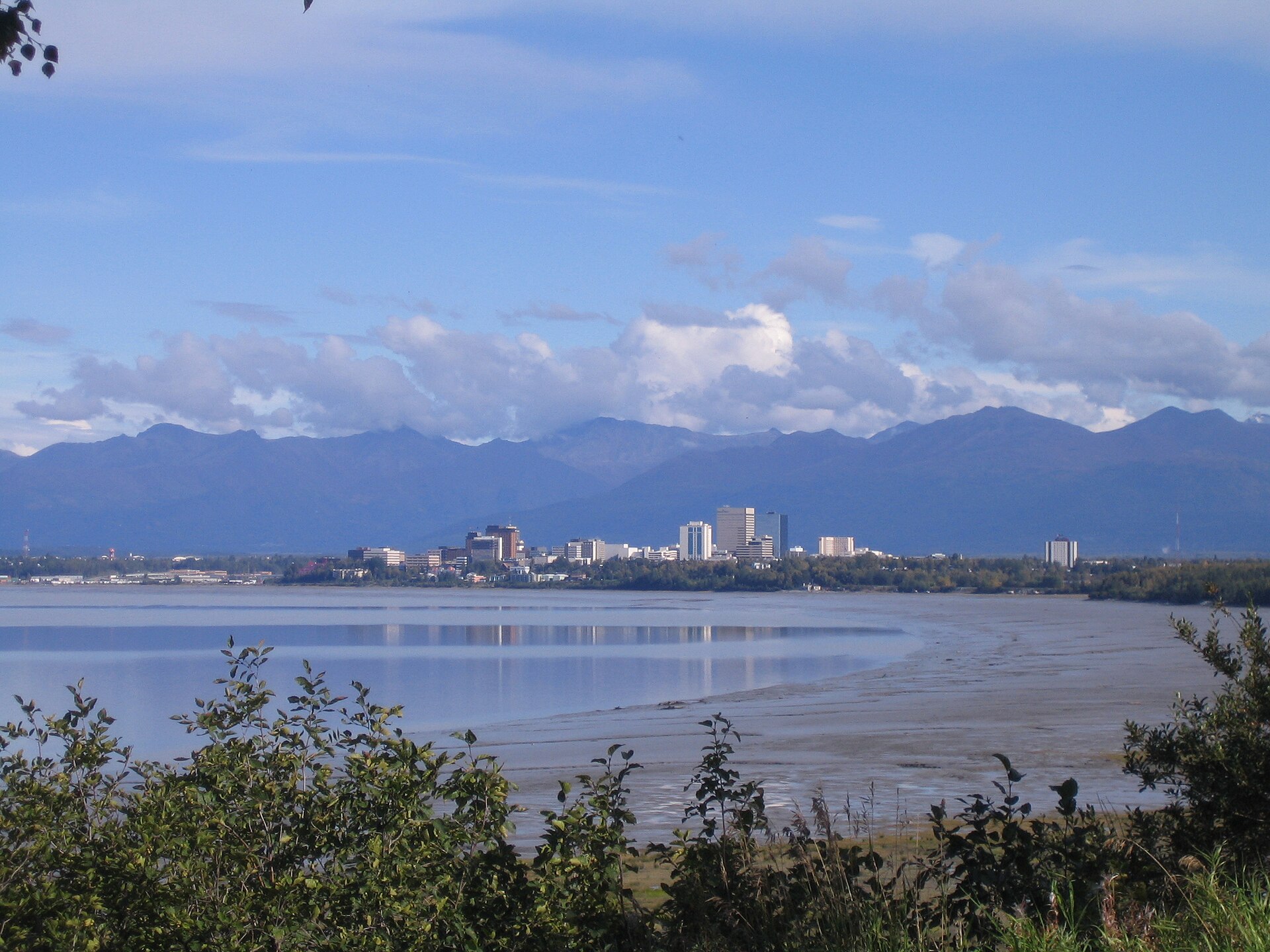 The Anchorage skyline