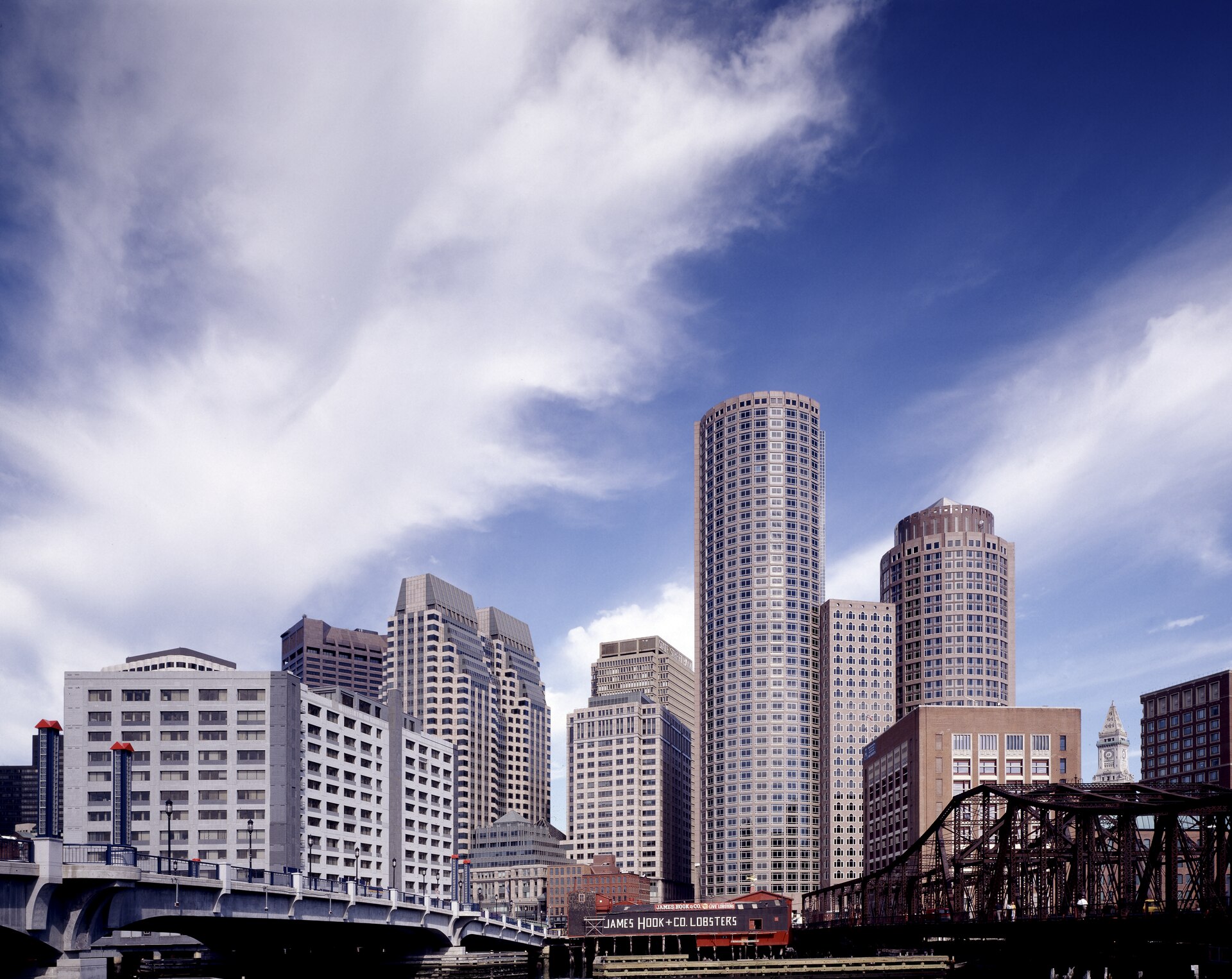 The Boston skyline