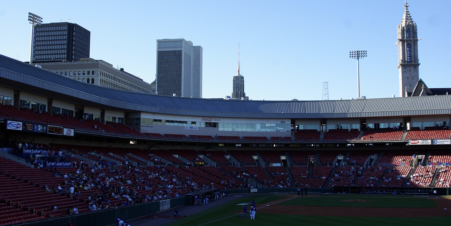 The Buffalo skyline