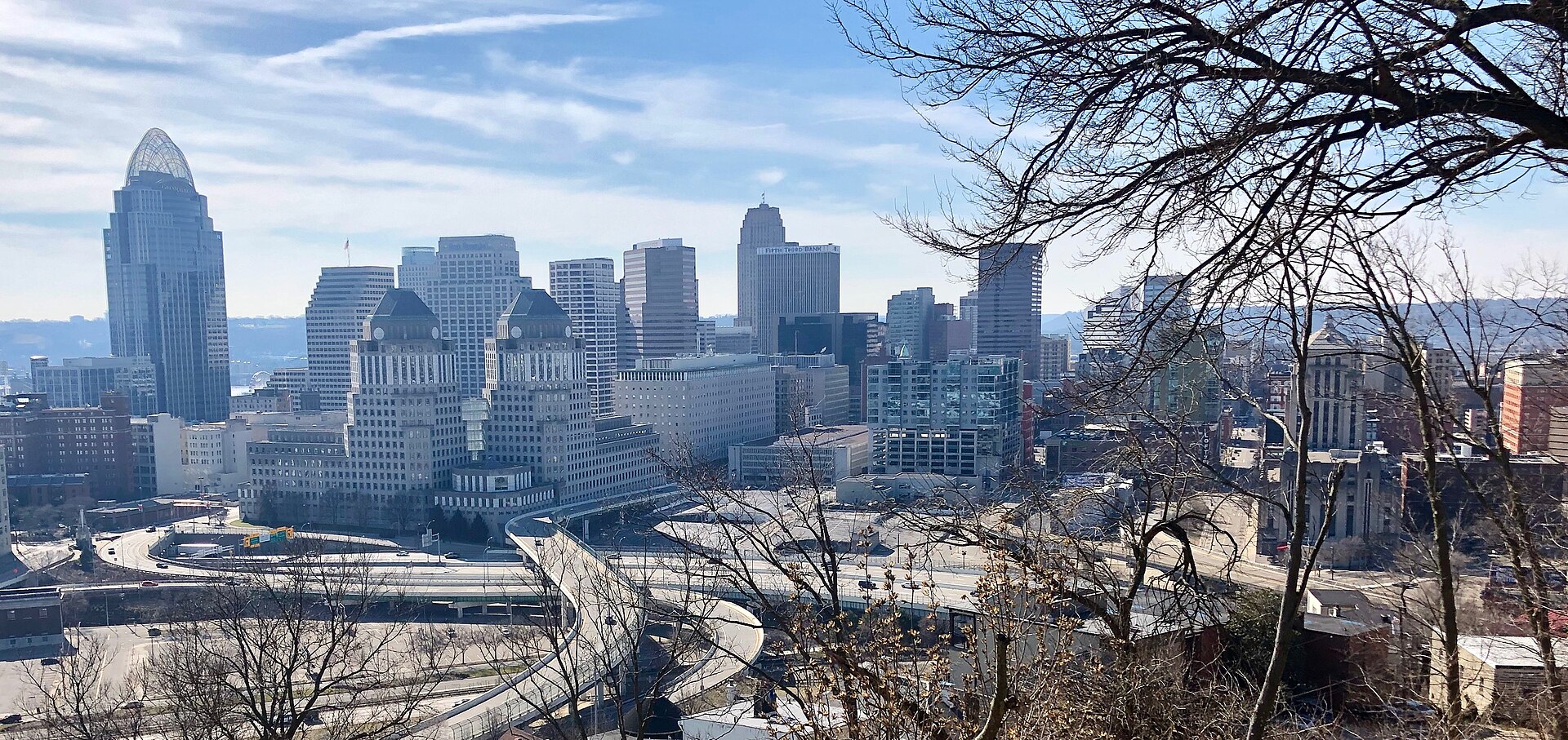 The Cincinnati skyline