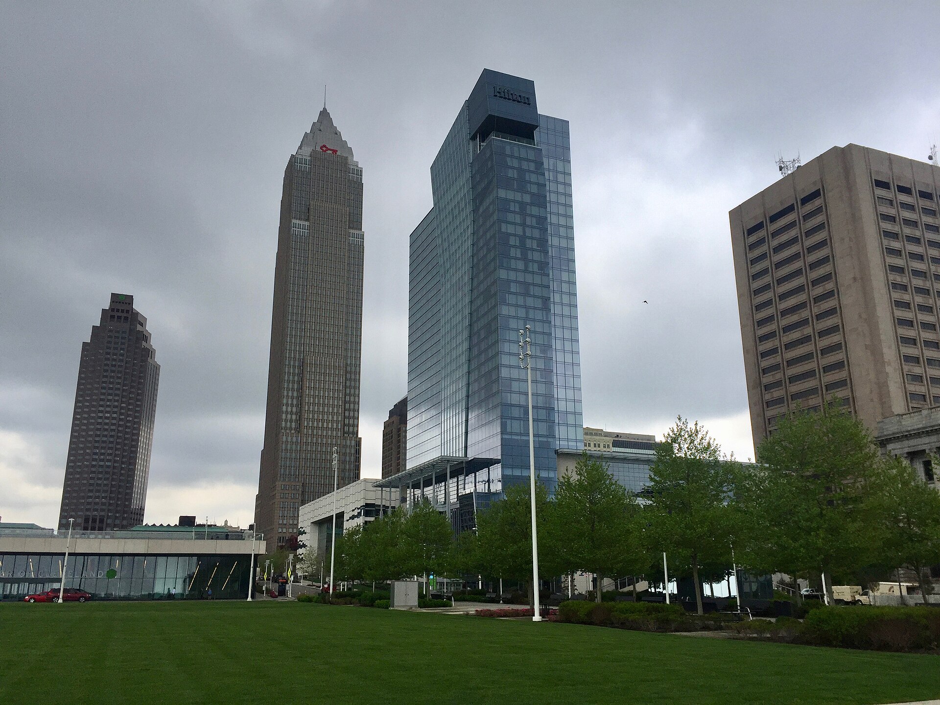 The Cleveland skyline
