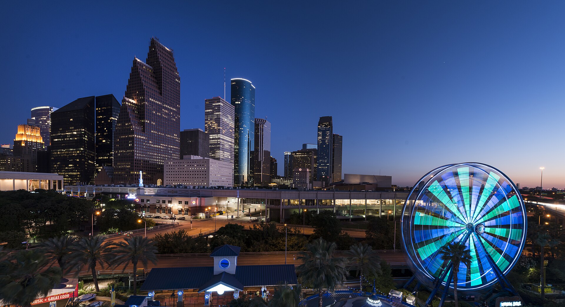 The Houston skyline
