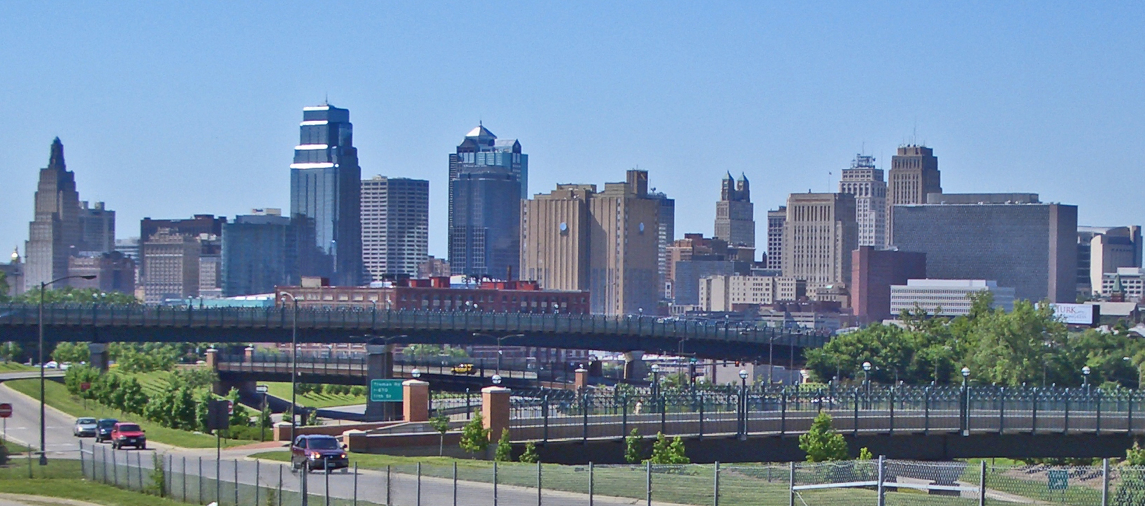 The Kansas City skyline