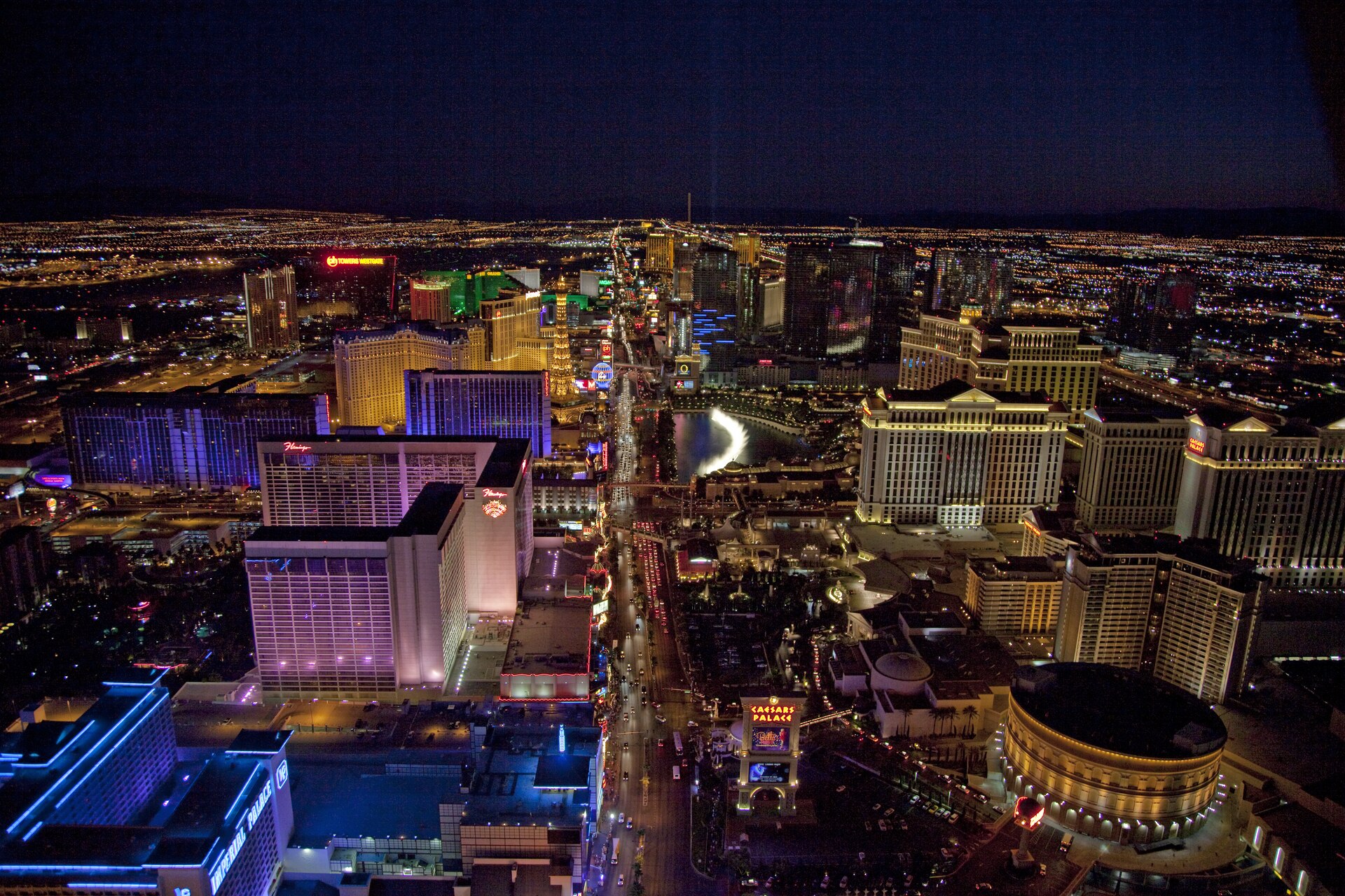 The Las Vegas skyline