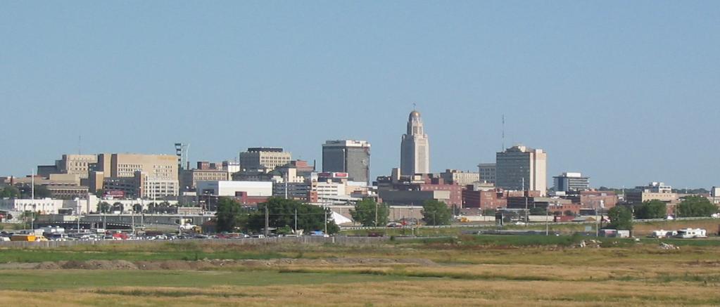 The Lincoln skyline