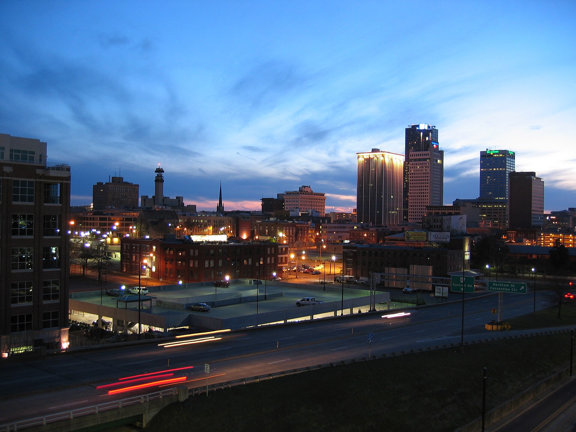 The Little Rock skyline