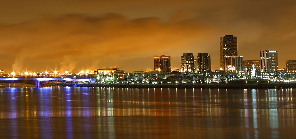 The Long Beach skyline