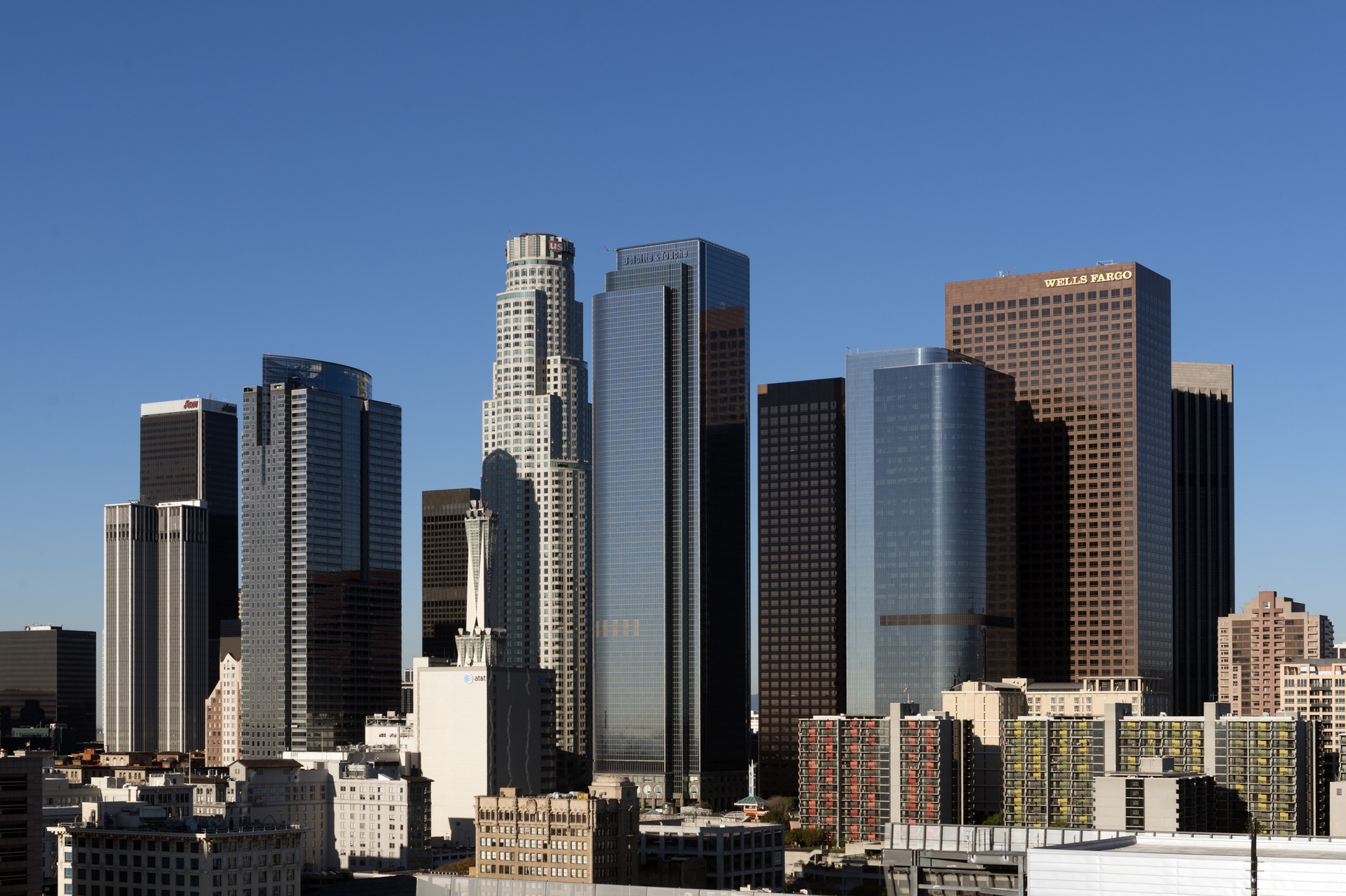 The Los Angeles skyline