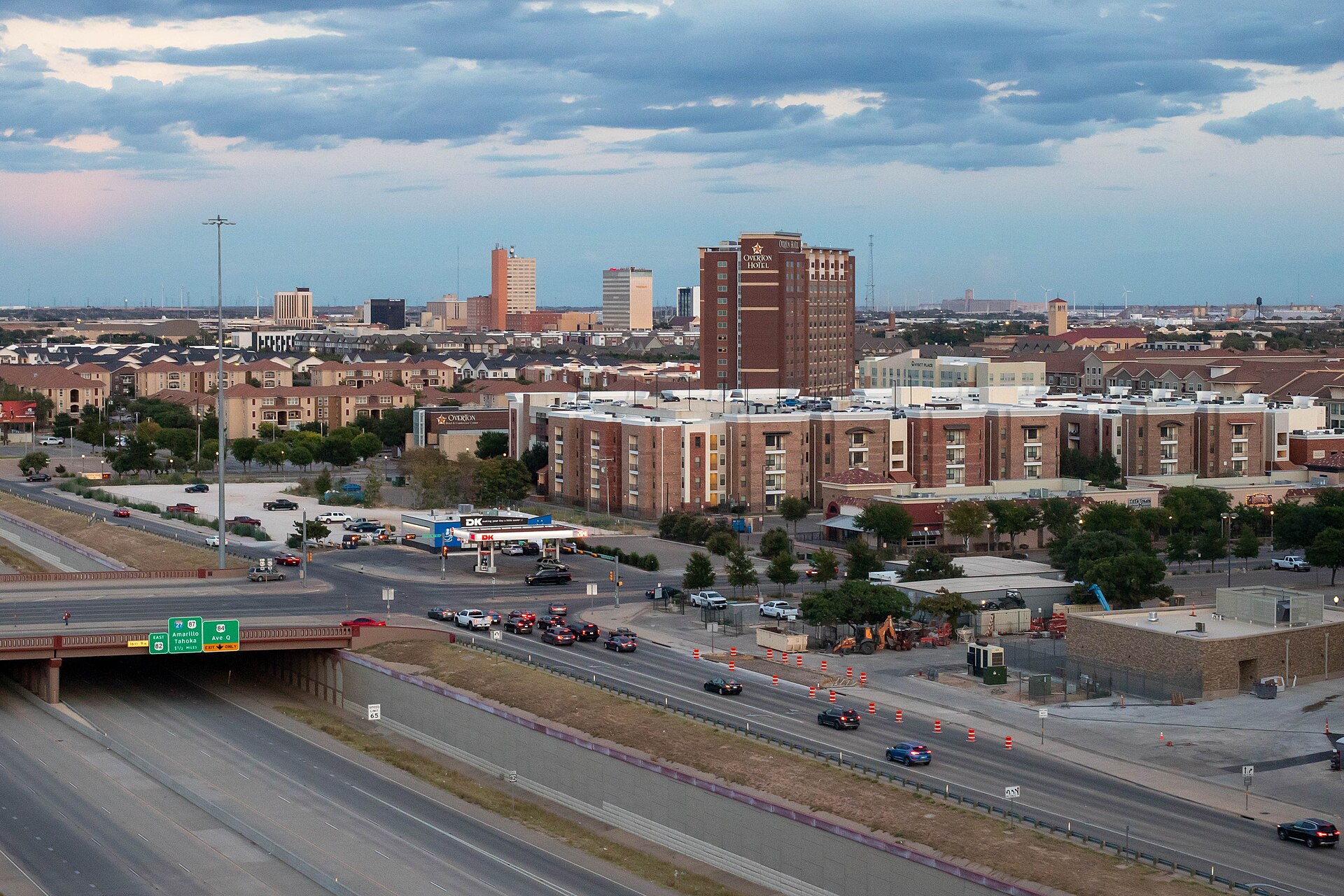 The Lubbock skyline