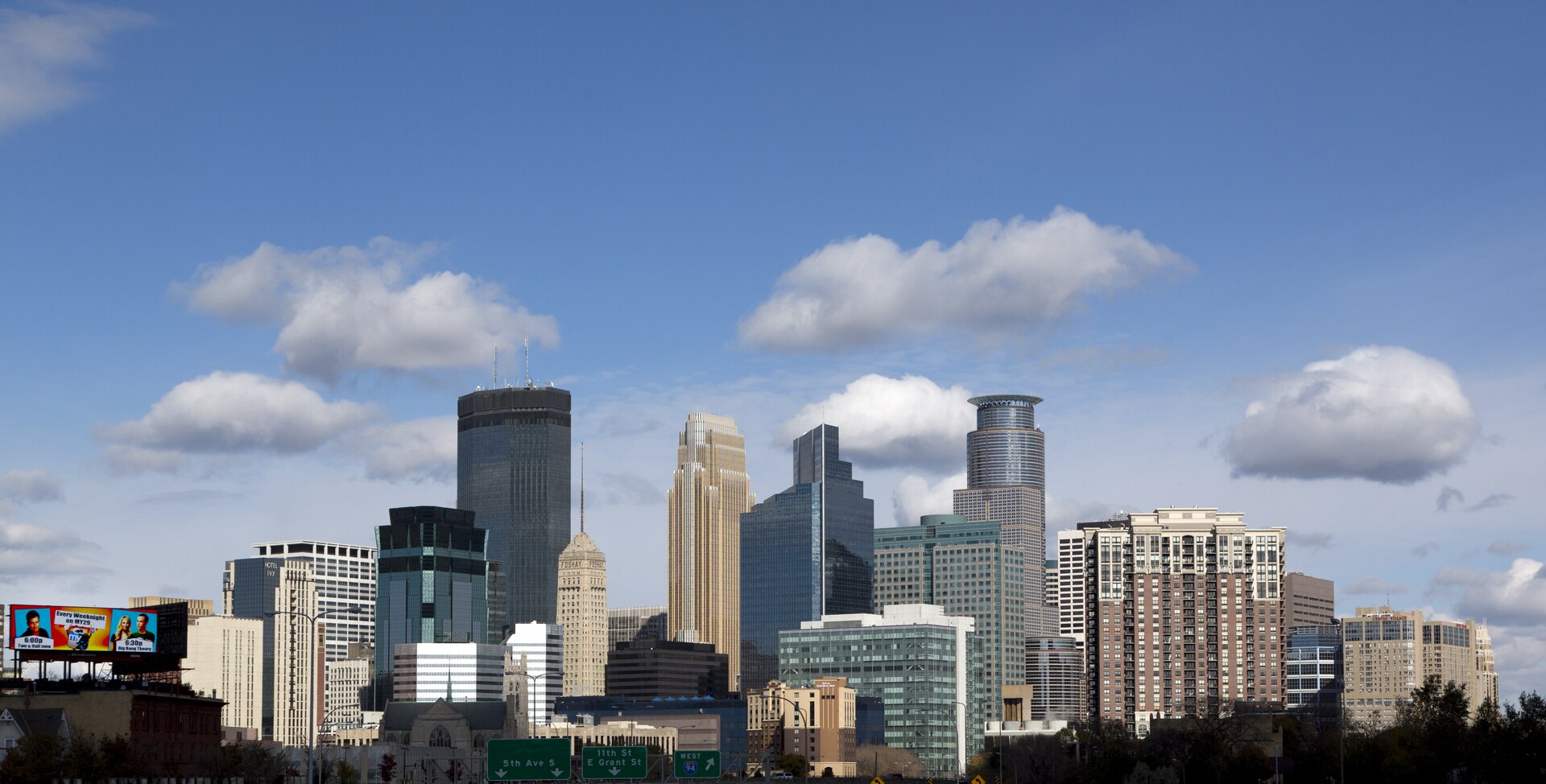 The Minneapolis skyline