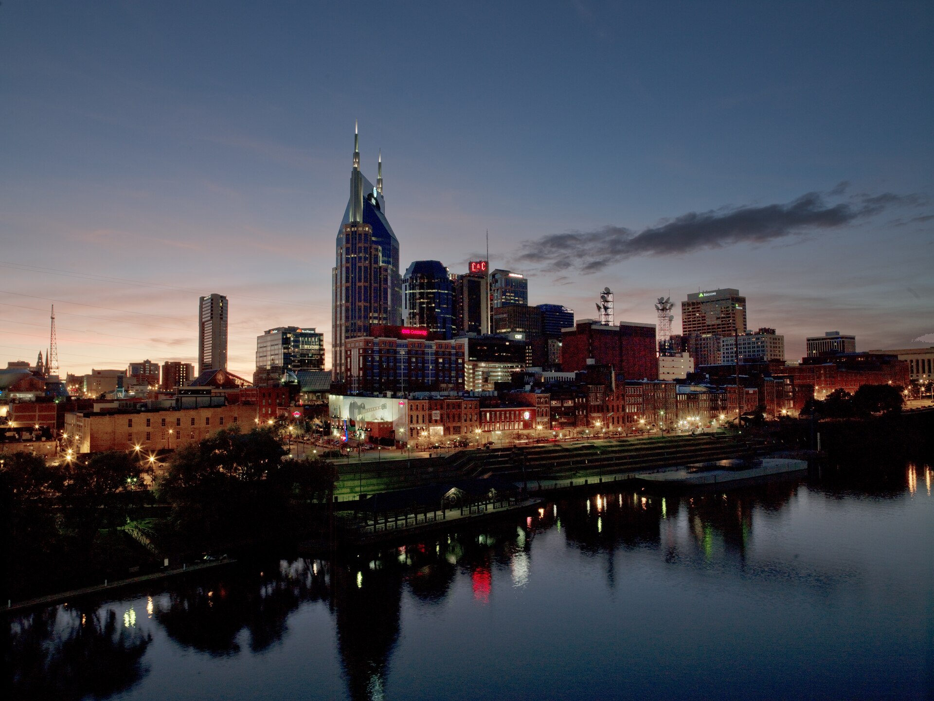 The Nashville skyline