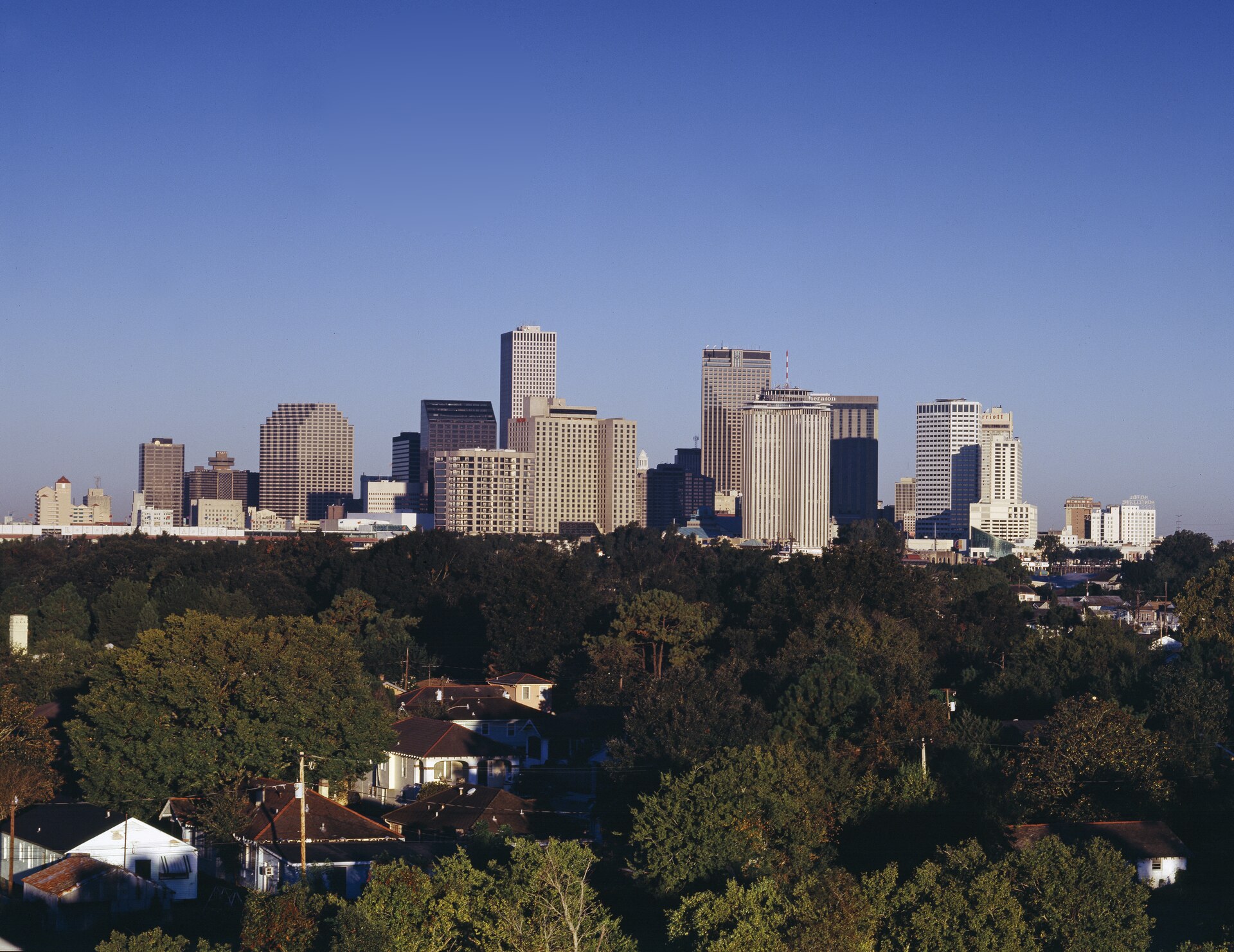 The New Orleans skyline