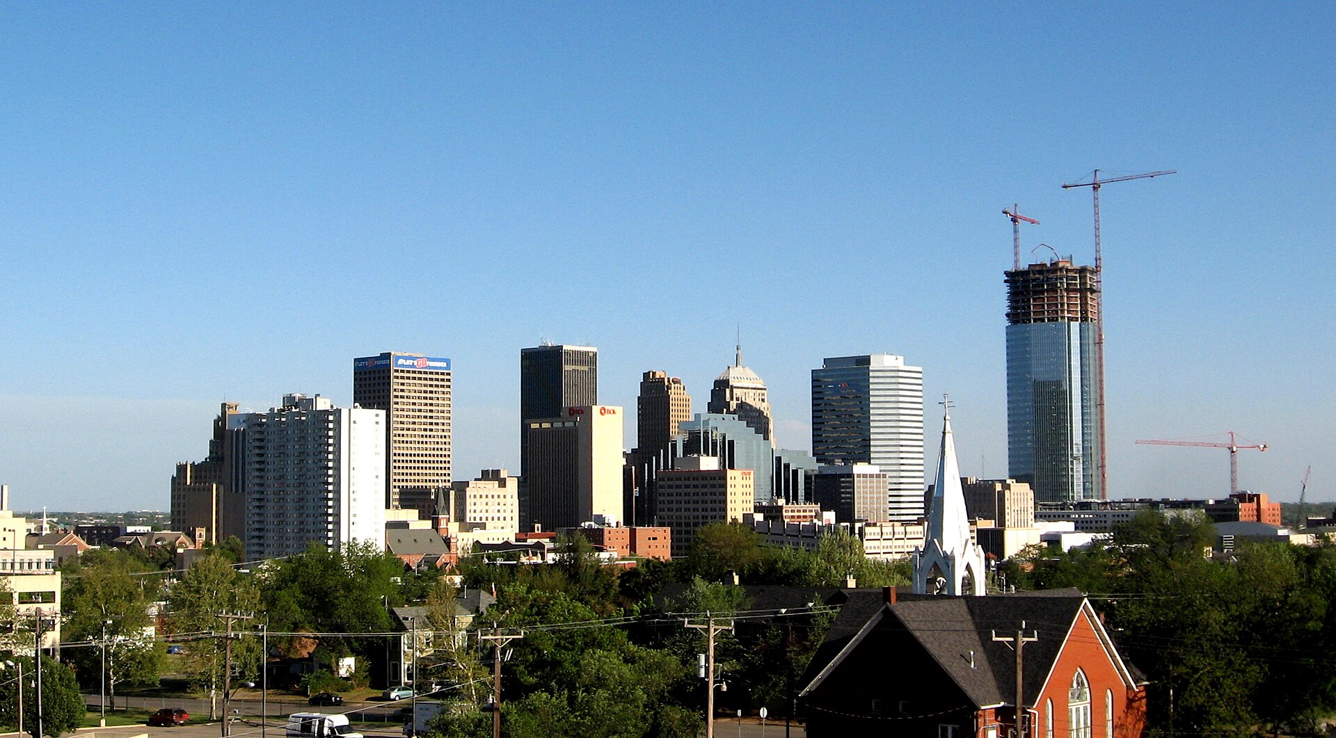 The Oklahoma City skyline