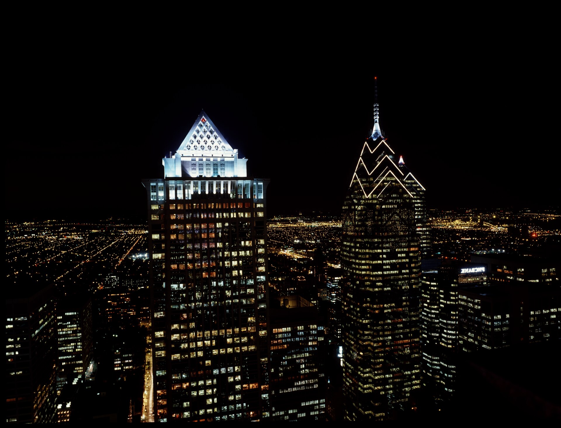 The Philadelphia skyline