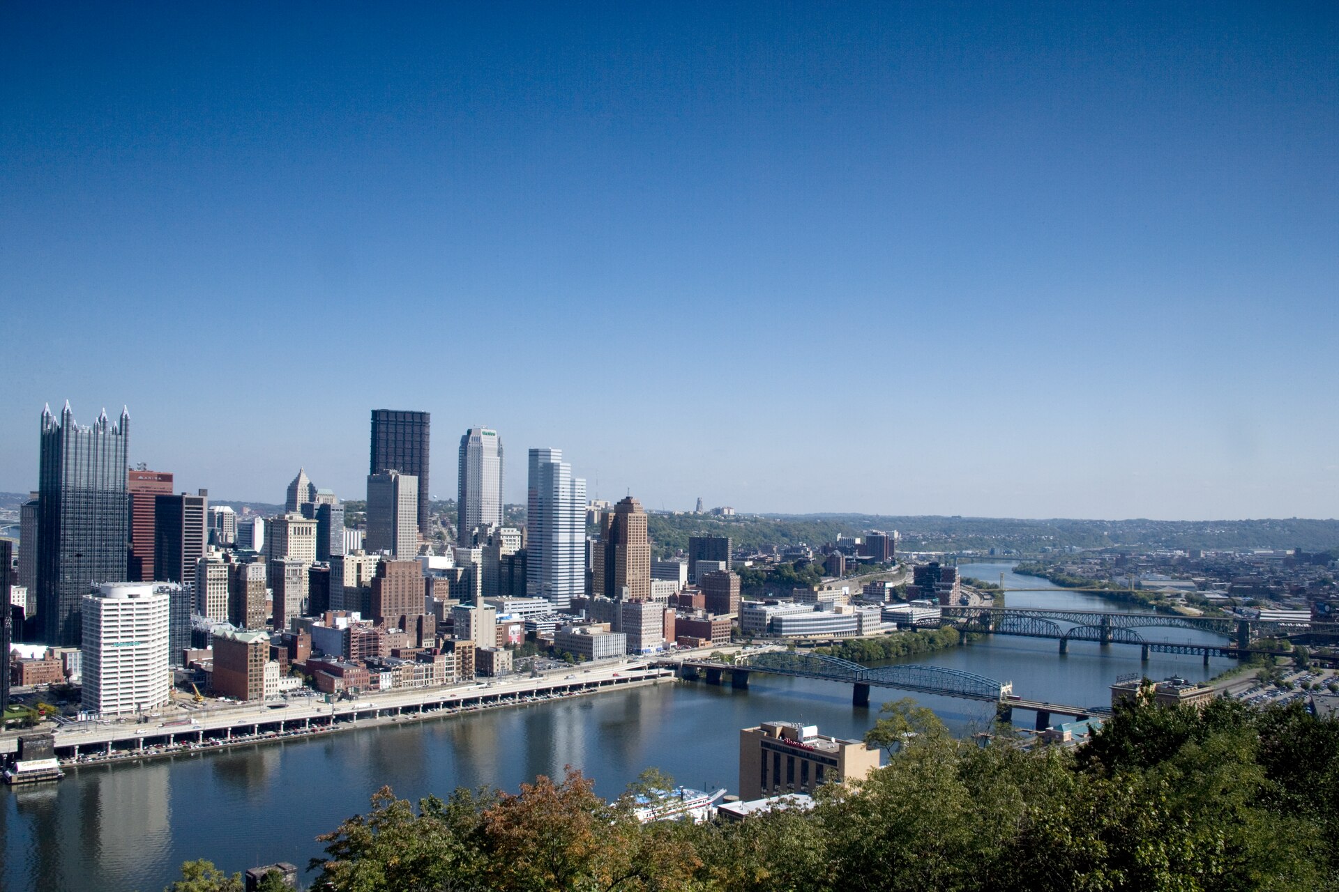 The Pittsburgh skyline