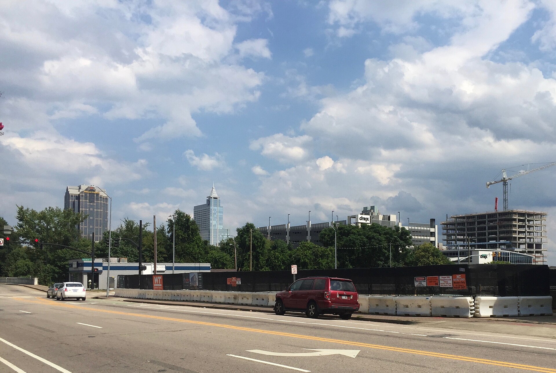 The Raleigh skyline