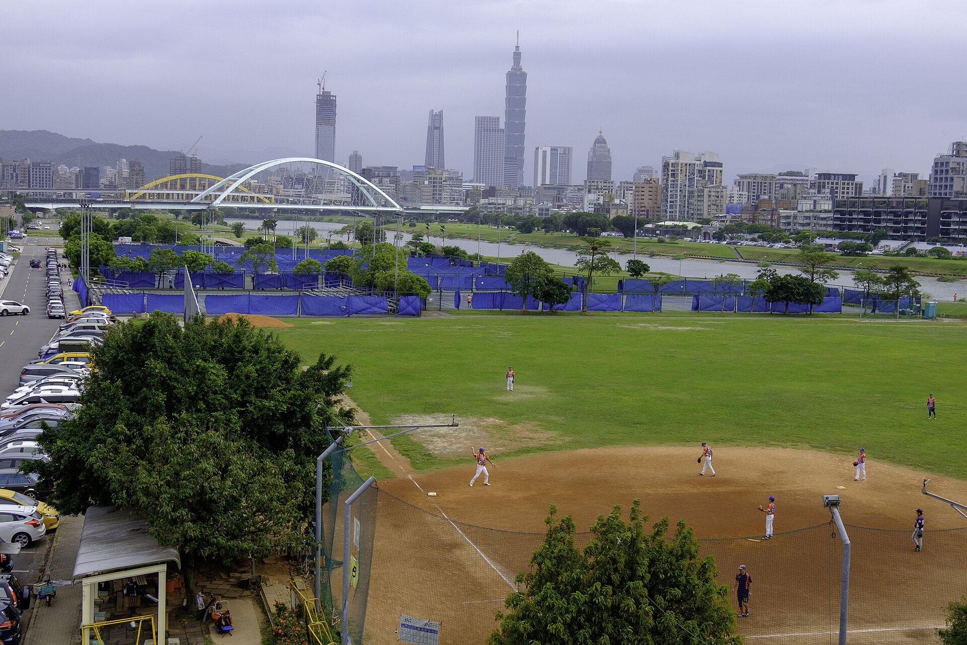 The Riverside skyline