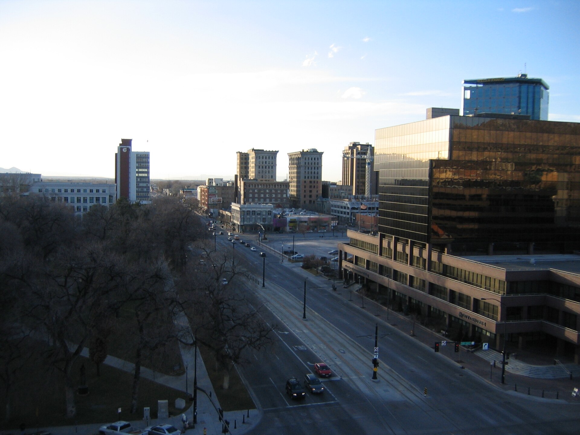 The Salt Lake City skyline