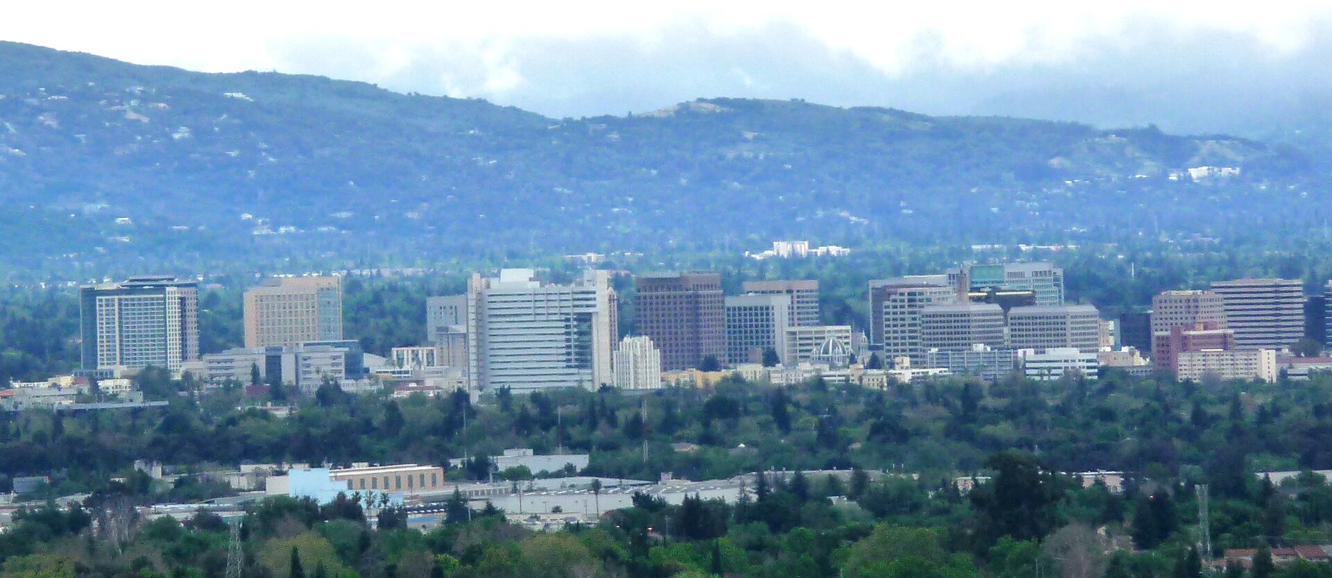 The San Jose skyline